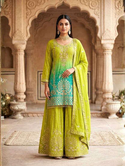Chaitali Hariyali Full Work Suit Set