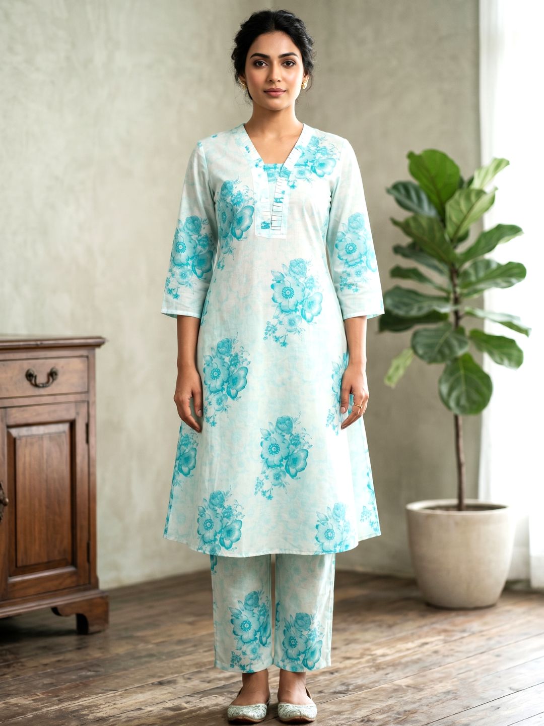 Vanya Turq Cotton Co-ord Set