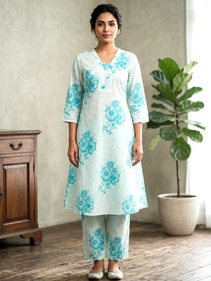 Vanya Turq Cotton Co-ord Set
