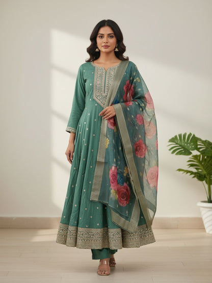 Shanti Fern Full Work Suit Set