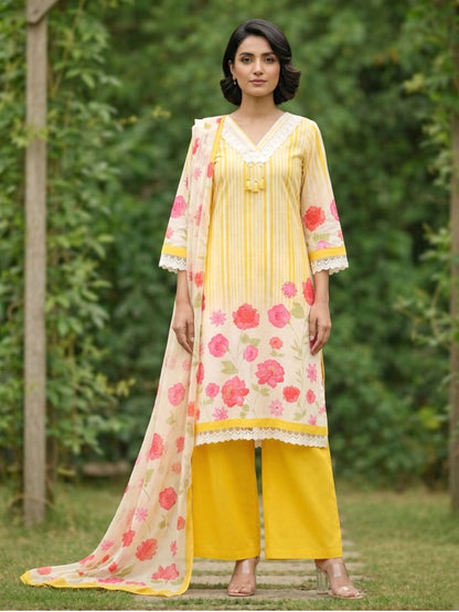 Punita Amber Cotton Suit Set