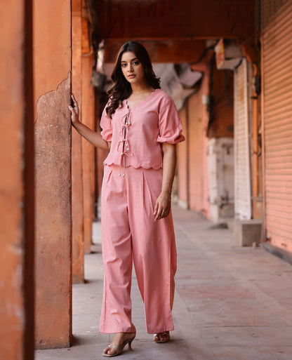 Azur Pink Flex Coord Set