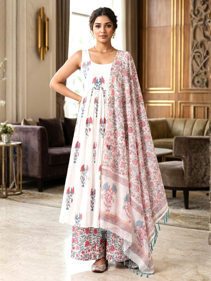 Samragi Pearl Pure Cotton Premium Suit Set