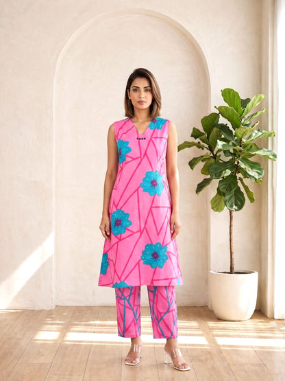 Colba Candy Cotton Co-ord Set