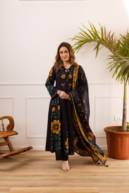 Karen kaloom cotton suit set