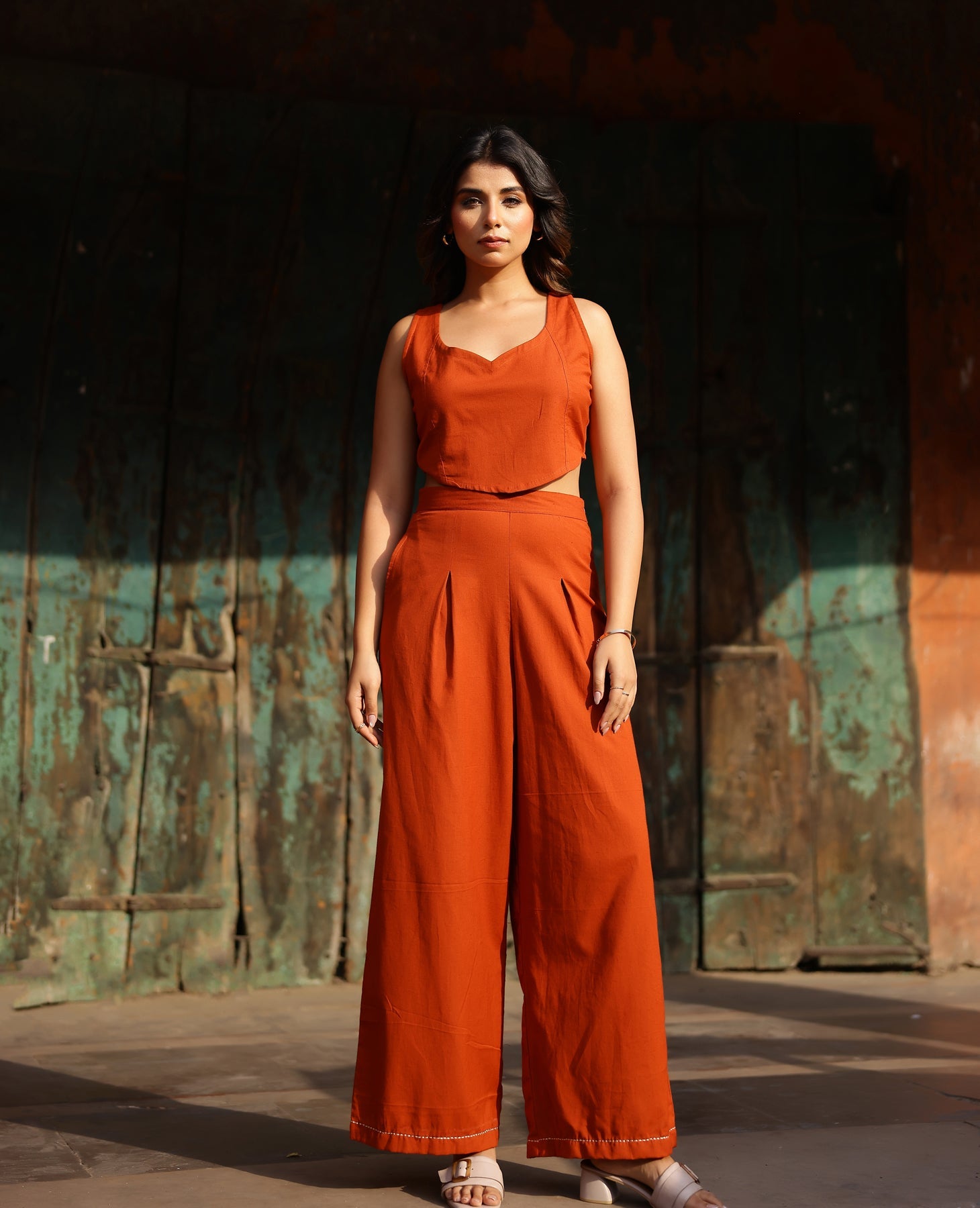 Petal Rust Orange Flex Coord Set