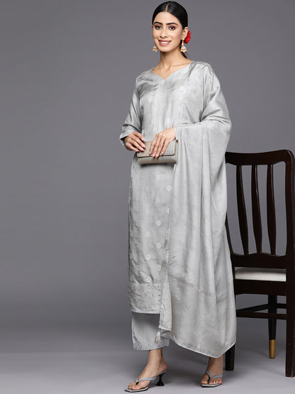 Ethnic Motifs Kurta with Trousers & With Dupatta