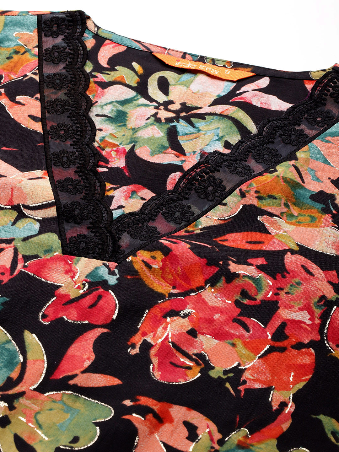 Floral Printed Kurta with Trousers
