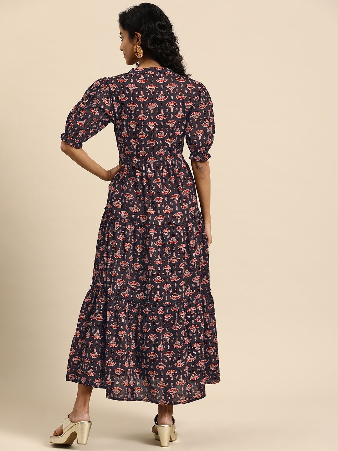Dhiyona AY Women's Floral Printed Maxi Dress