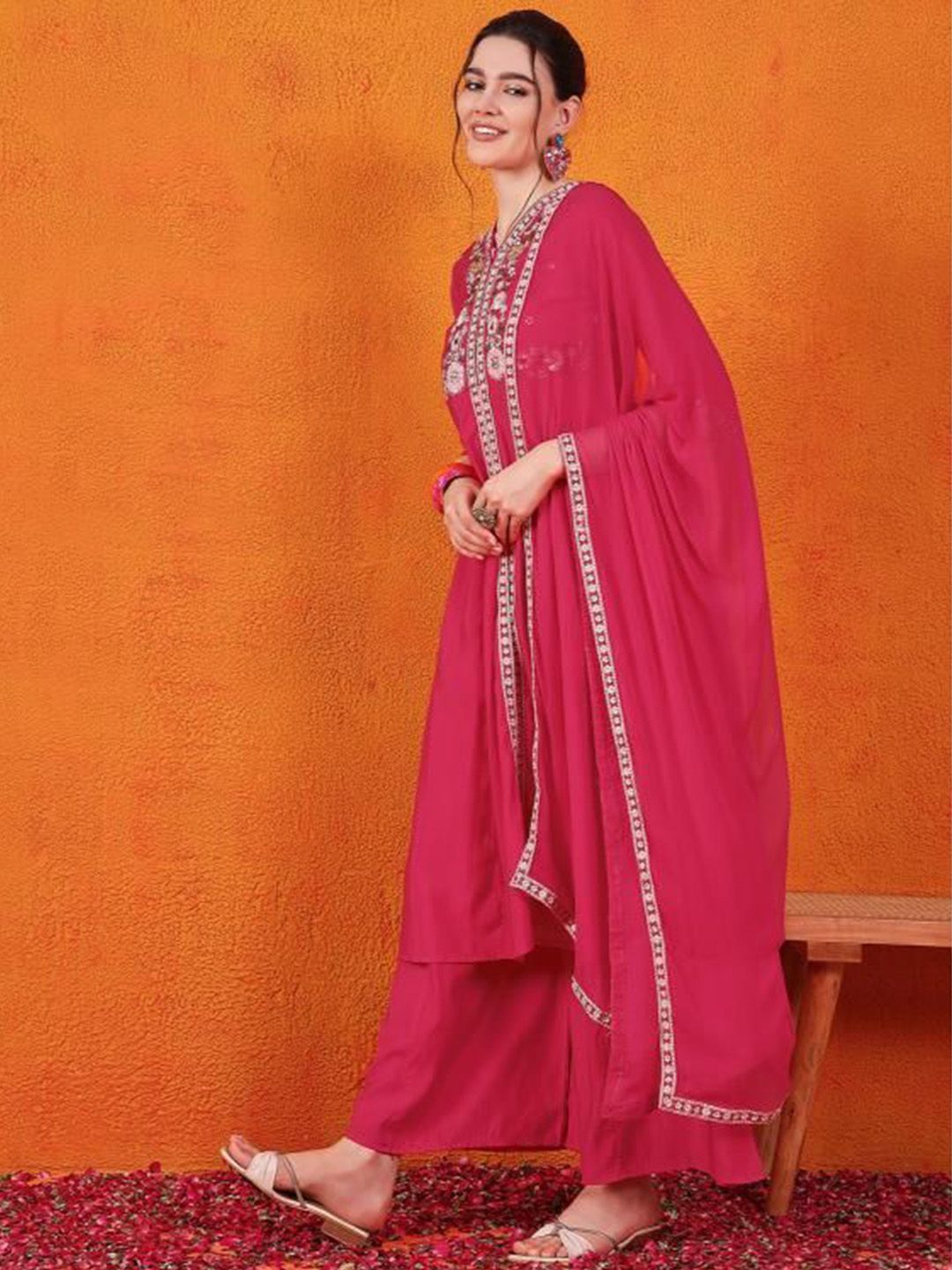 Dhiyona SN Embroidered Anarkali Kurta Set