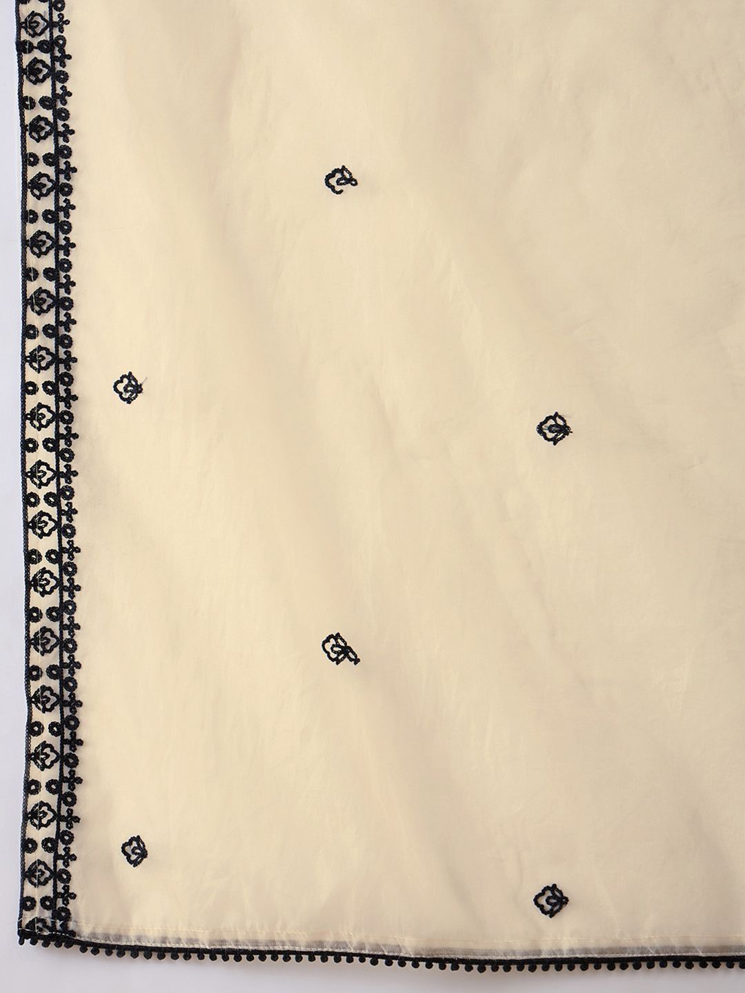 Dhiyona SN Embroidered Round Neck Kurta & Sharara Kurta Set