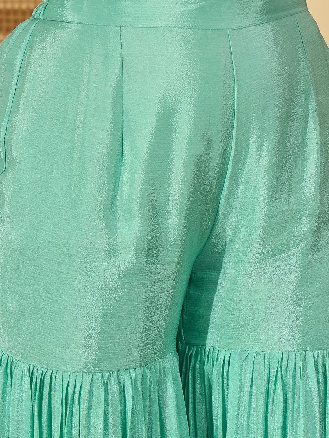 Dhiyona SN Sequence Embroidered Kurta With Sharara & Dupatta