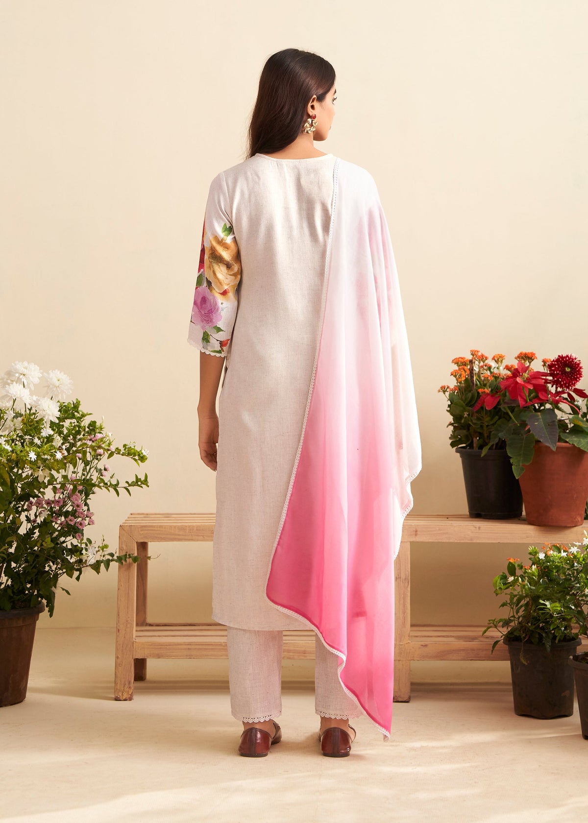 Lisba Rosy Linen Cotton Suit Set