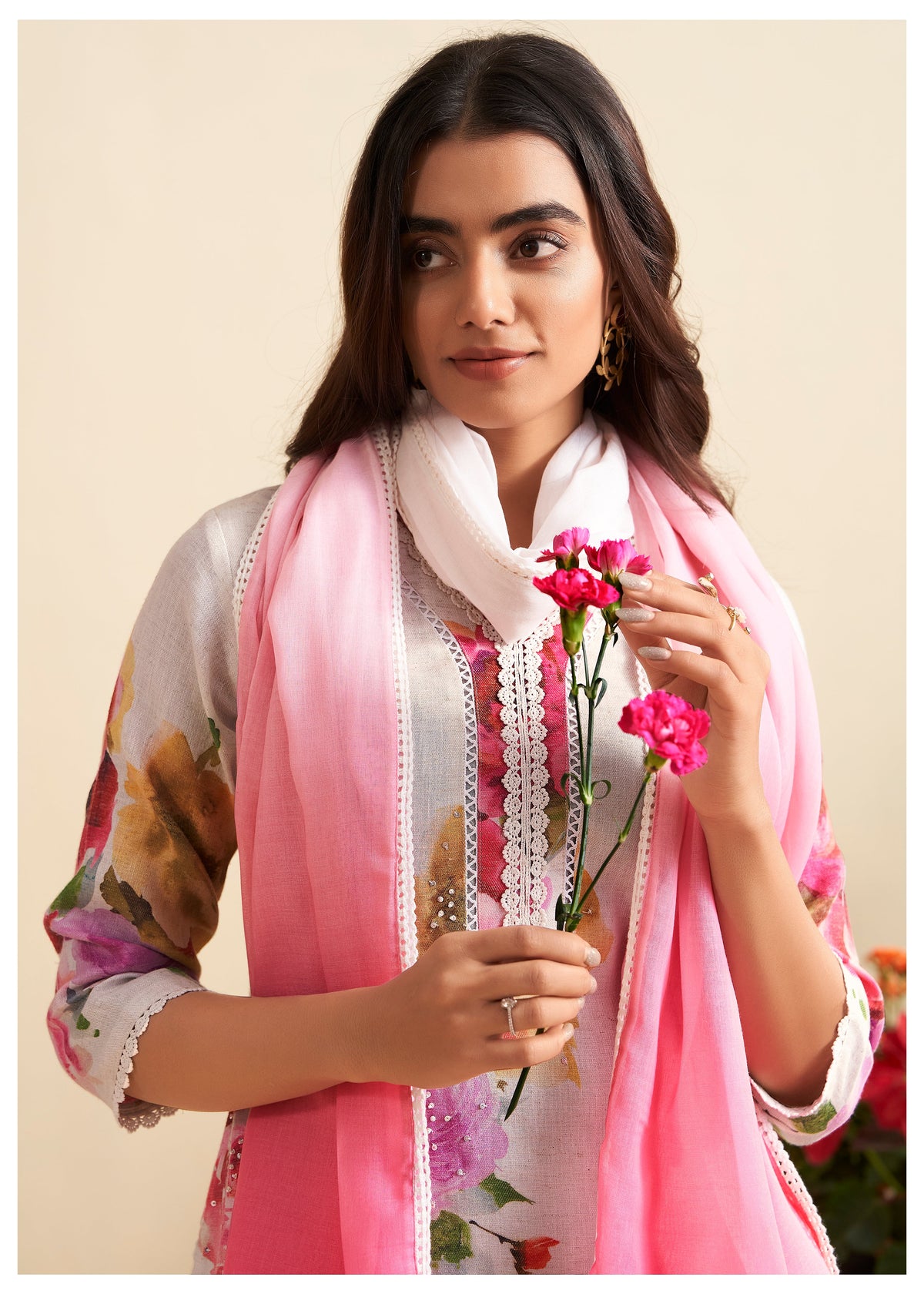 Lisba Rosy Linen Cotton Suit Set