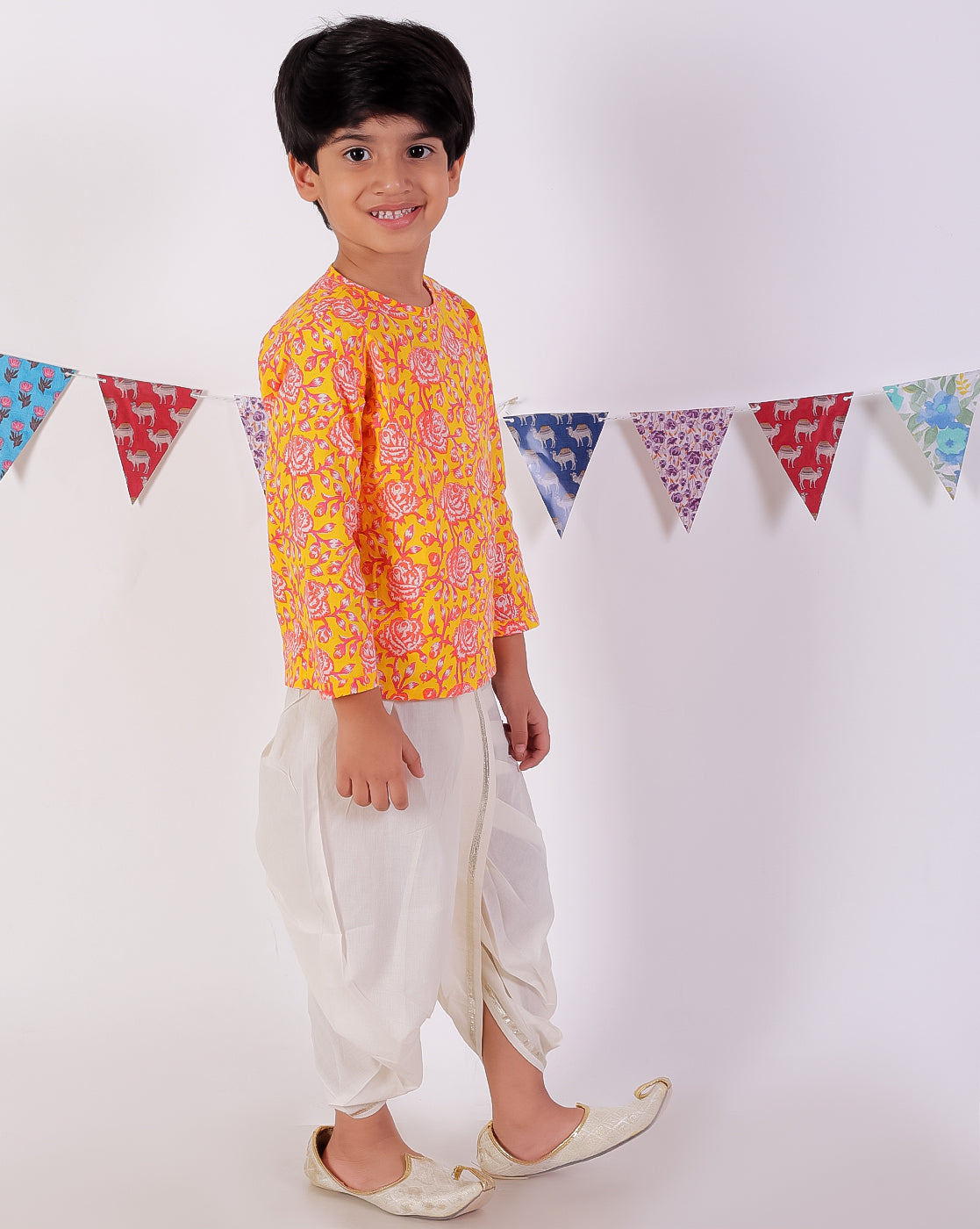 Lil Drama Boys Kurta with dhoti set