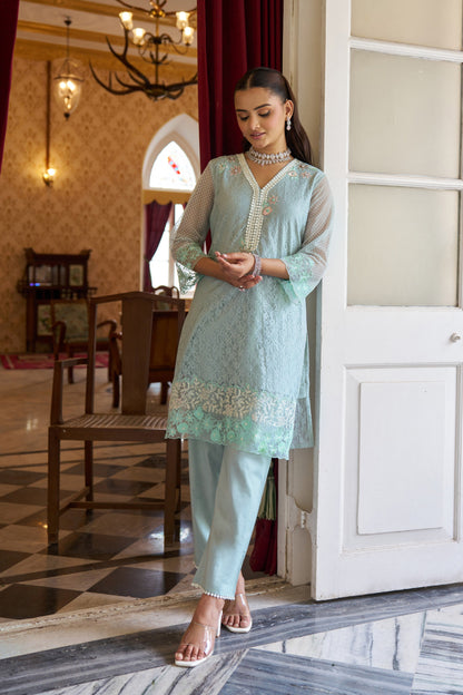 Anumeha Tiffany embroided co-ord set