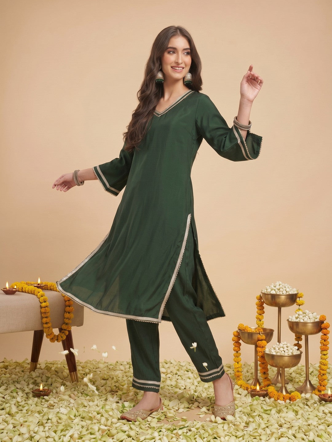 Gotta Patti Republic Day Kurta with Trousers