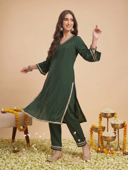 Gotta Patti Republic Day Kurta with Trousers