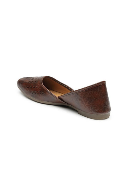 Dhiyona AK Women Slip-on Laser Cut Ballerinas