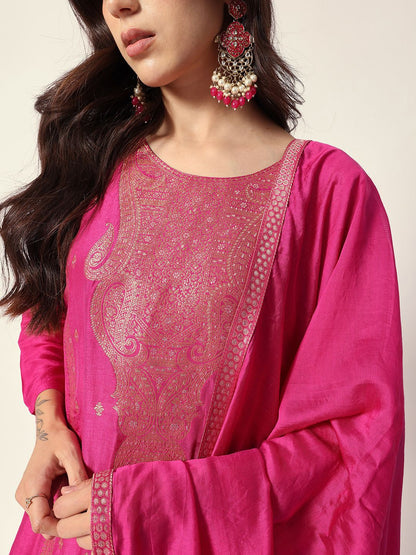 Dhiyona IS Women's Women Paisley Printed Regular Kurta Sets With Dupatta