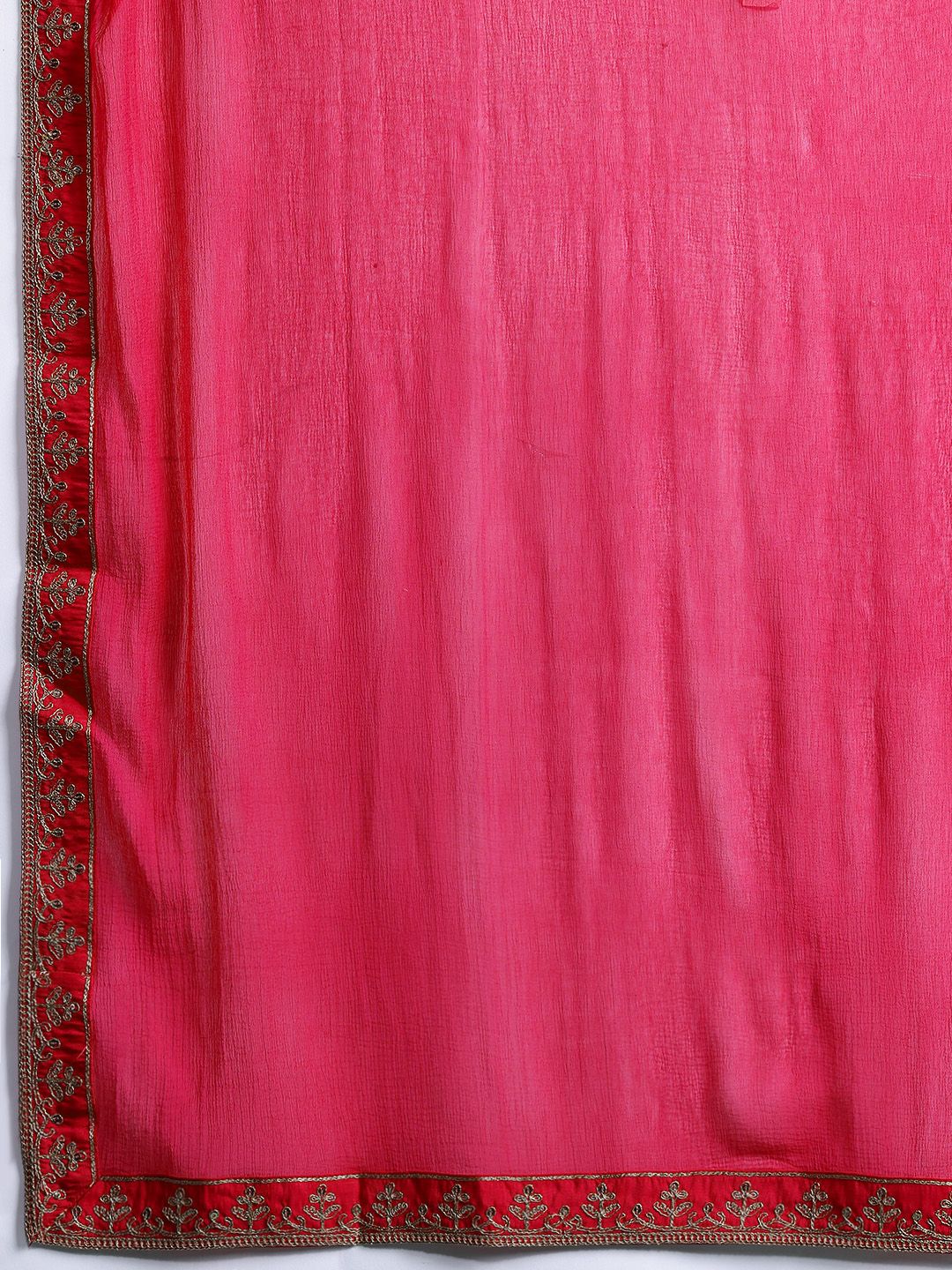 Dhiyona Women's Plus Size Ethnic Motifs Embroidered Sequinned Kurta with Trousers & With Dupatta