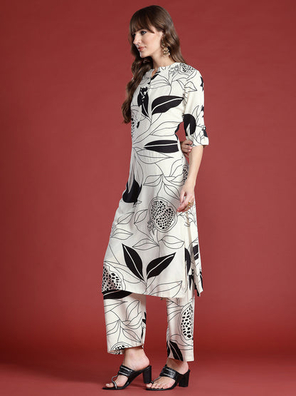 Floral Printed Kurta with Palazzos
