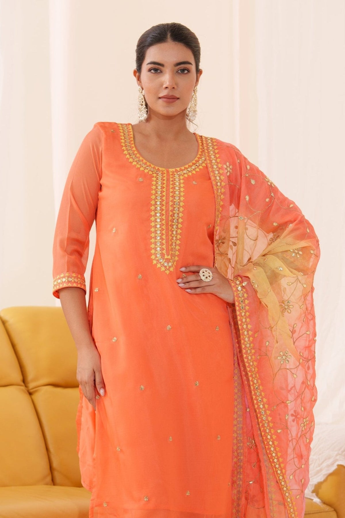 Anila Kesari Full Work Heavy Suit Set
