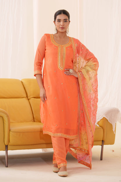Anila Kesari Full Work Heavy Suit Set