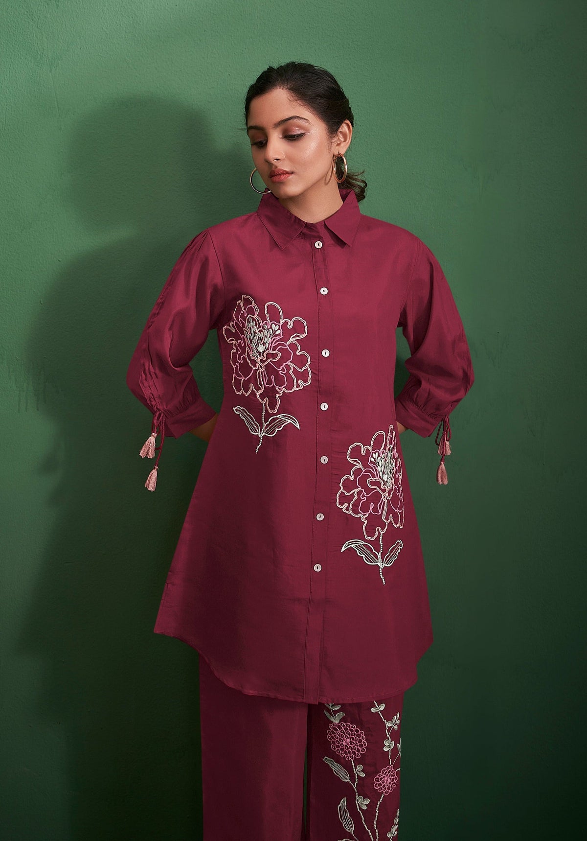 Akaay Mulberry Co-ord Set