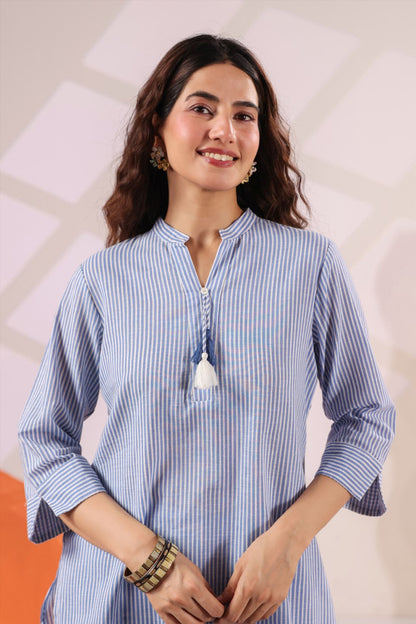 Fera indi stripes cotton stripes co-ord set