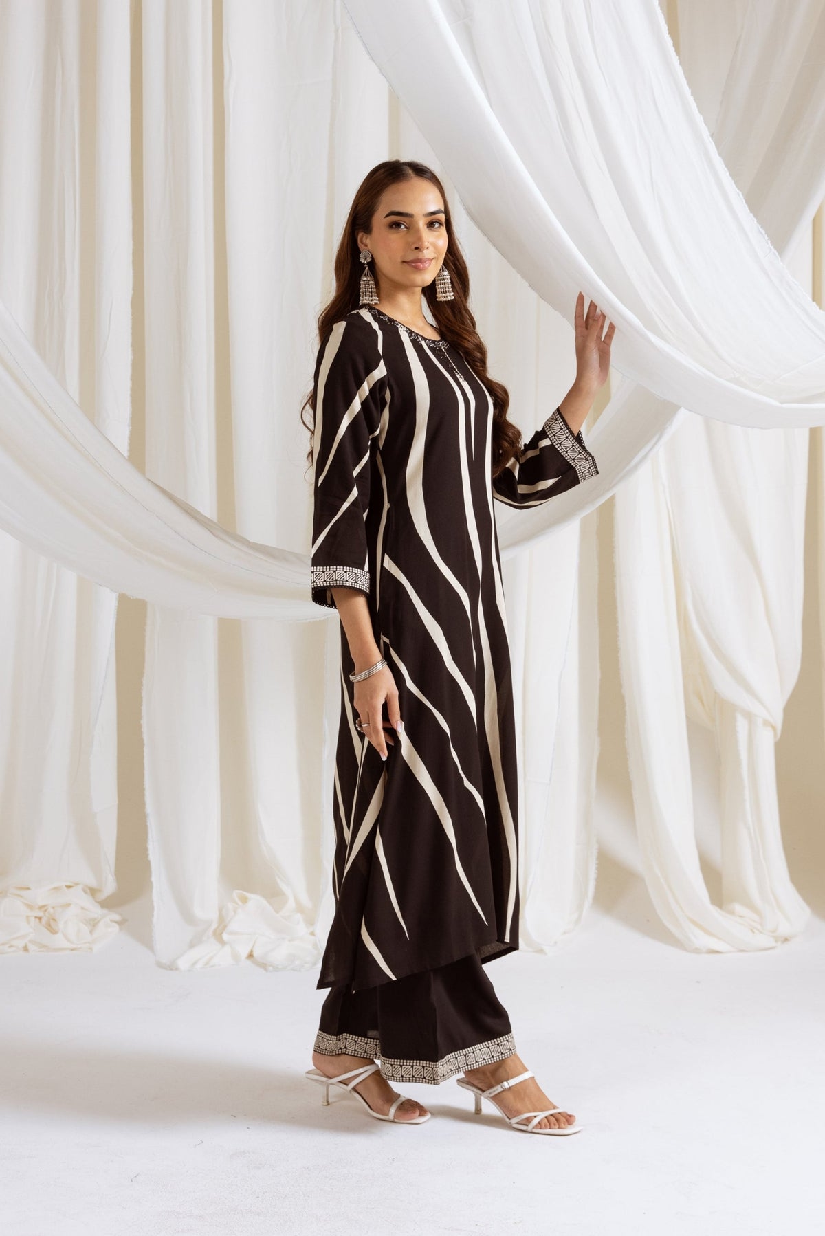 Bakul Raven Printed Kurta pant set