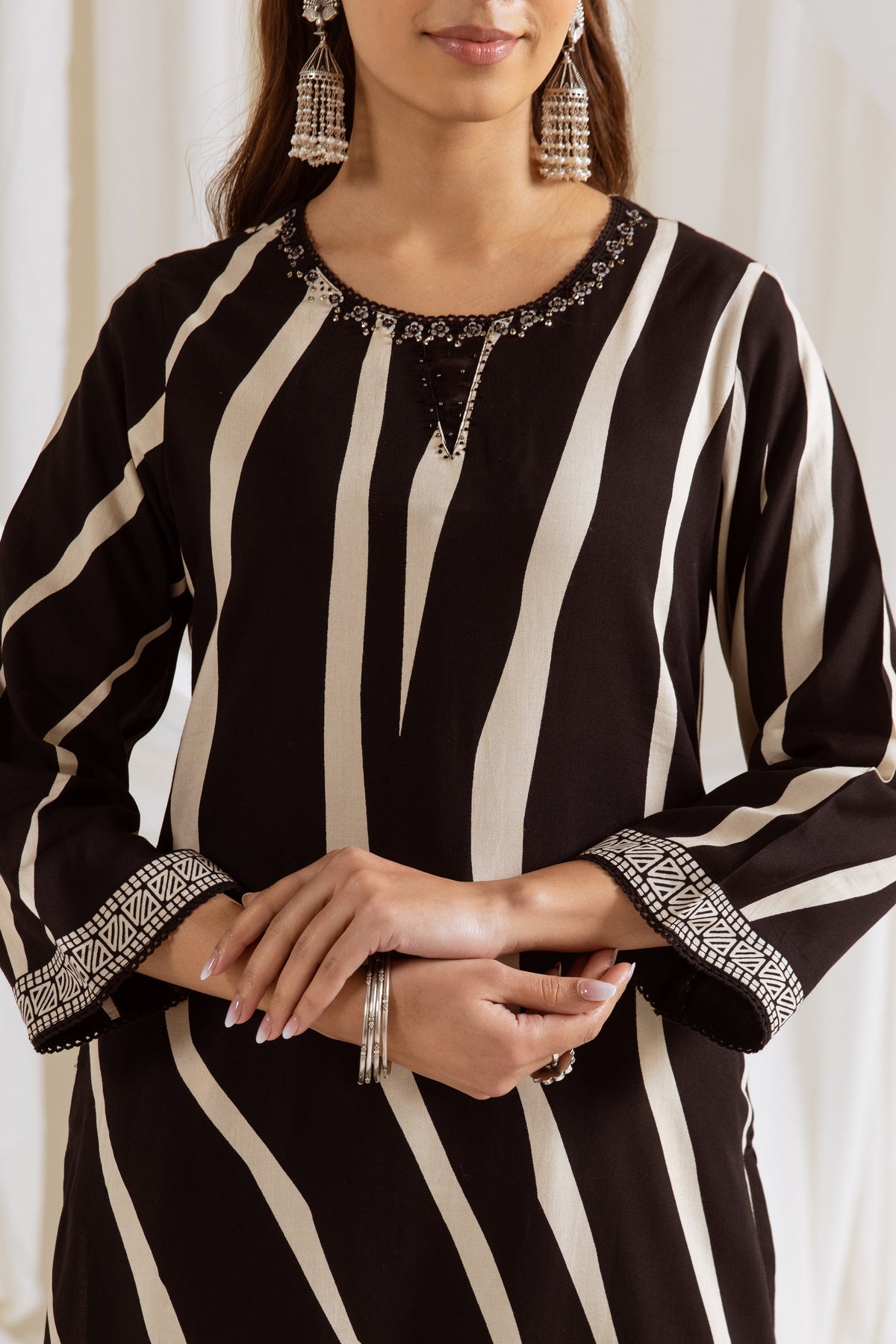 Bakul Raven Printed Kurta pant set