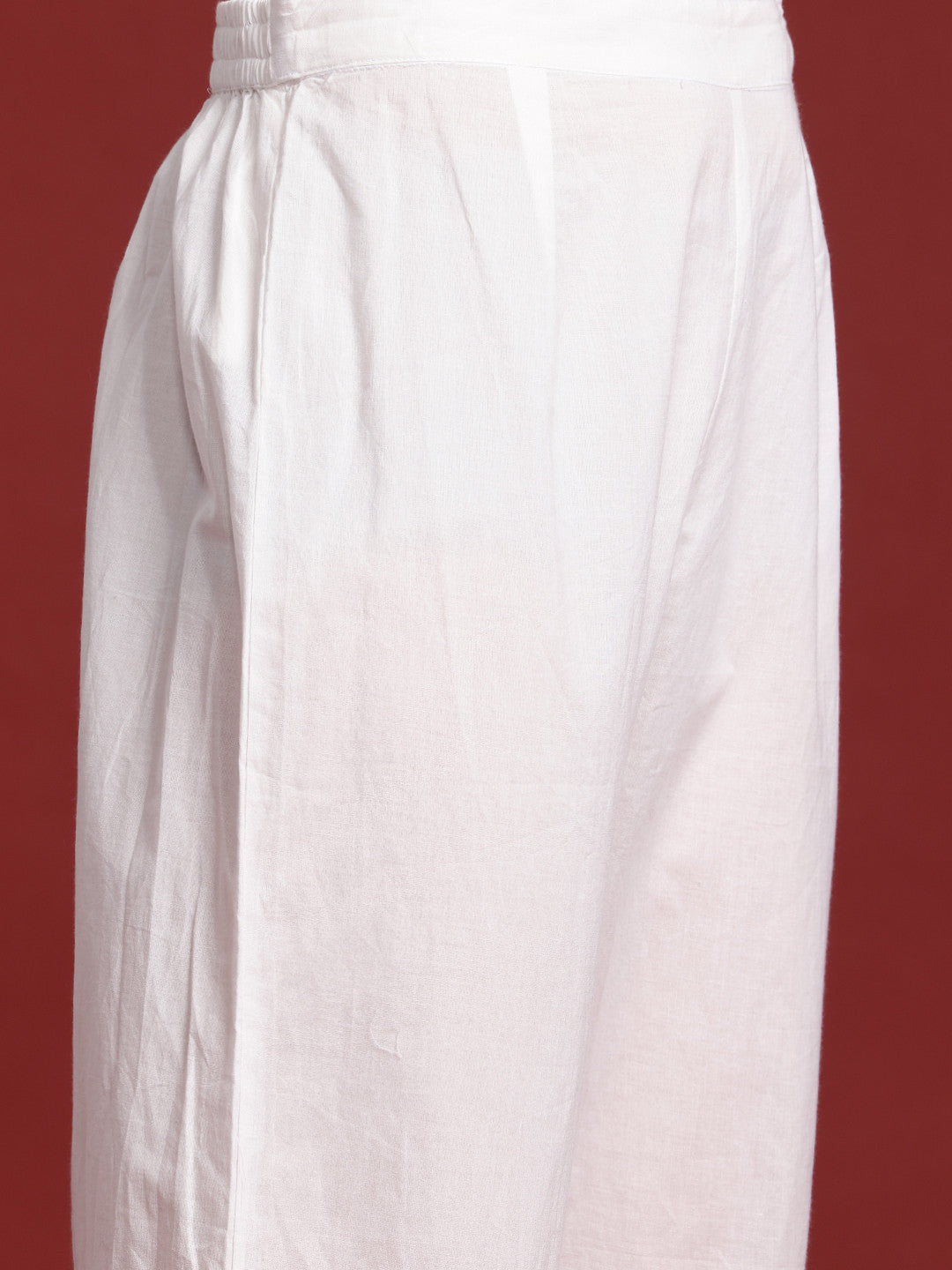 Ethnic Motifs Embroidered Thread Work Kurta with Trousers & Dupatta