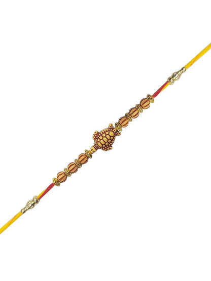 Dhiyona Unisex Set Of 5 Beaded Rakhi