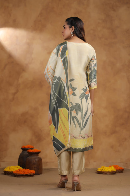 RITVI OFFWHITE WORK SUIT SET