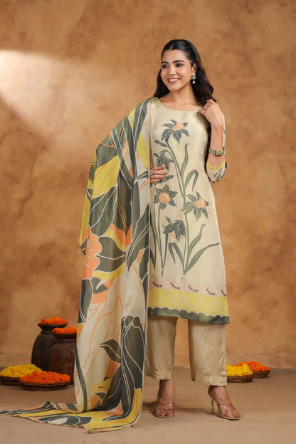 RITVI OFFWHITE WORK SUIT SET
