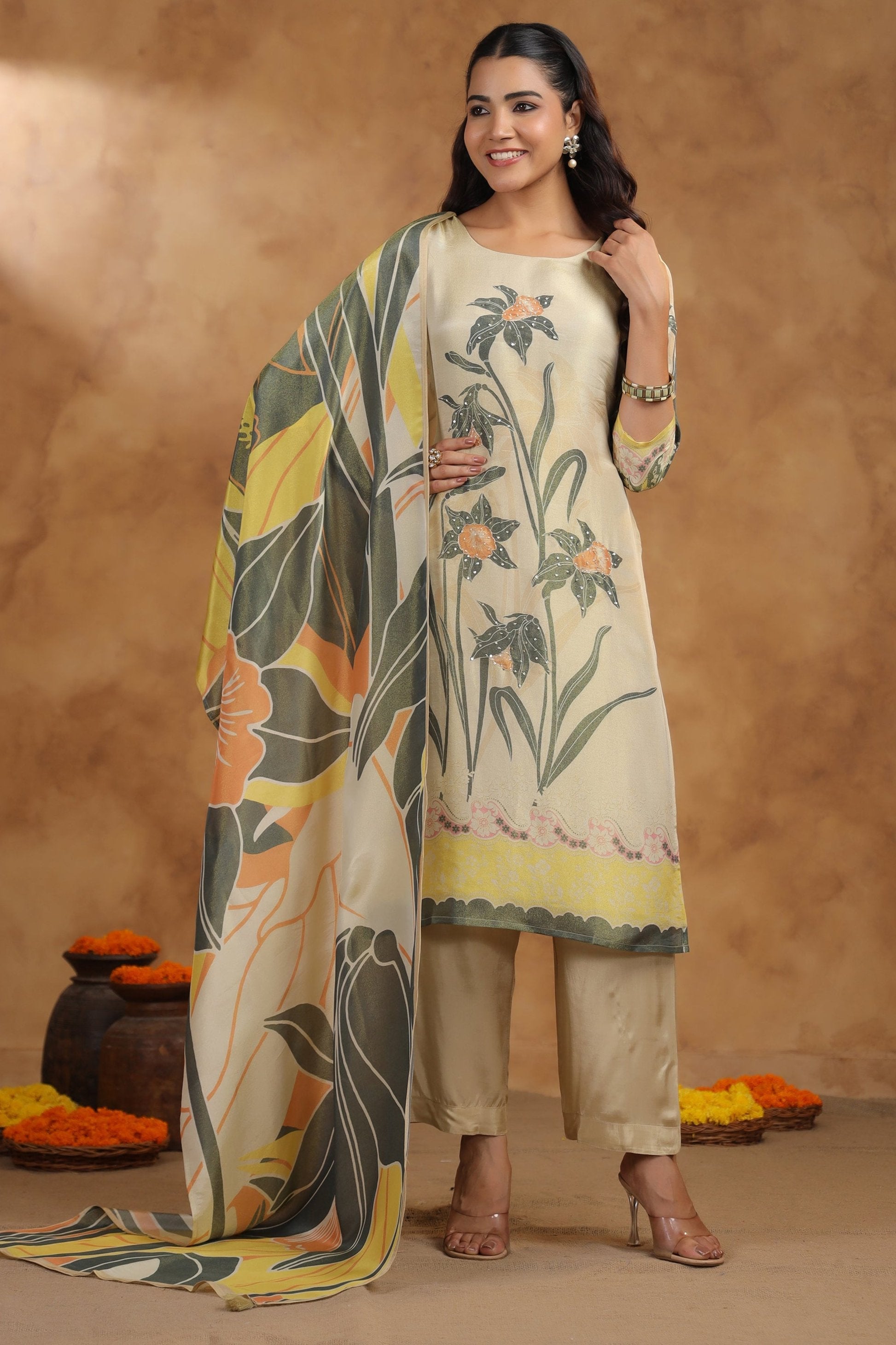 RITVI OFFWHITE WORK SUIT SET