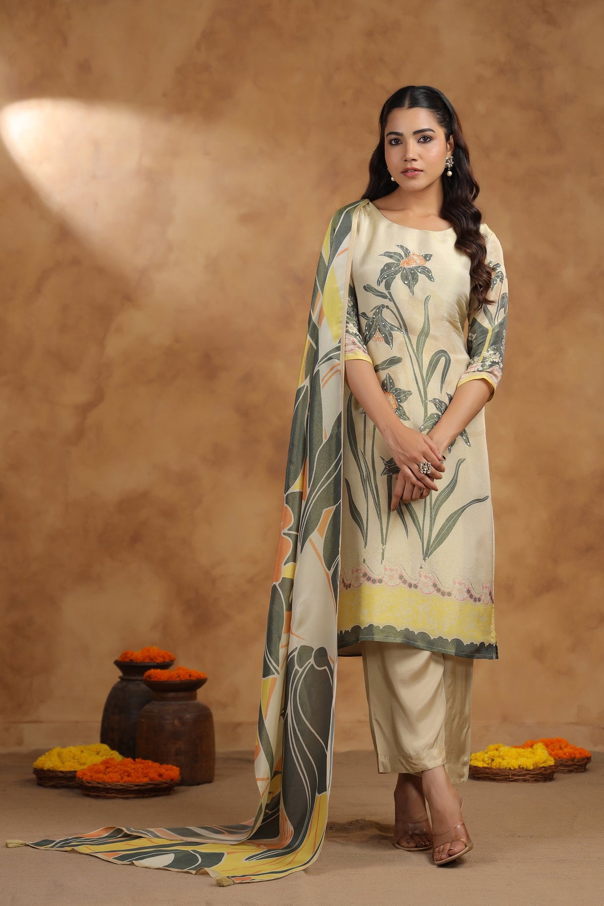 RITVI OFFWHITE WORK SUIT SET