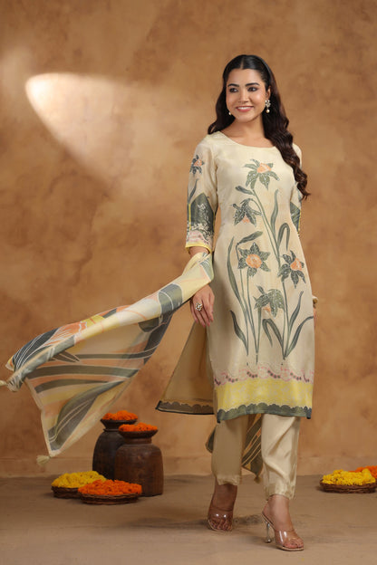 RITVI OFFWHITE WORK SUIT SET