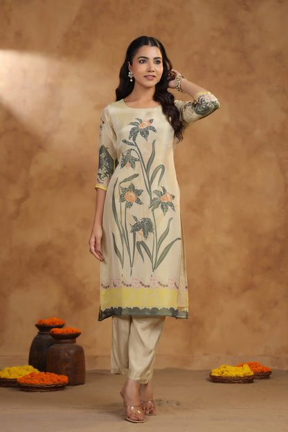 RITVI OFFWHITE WORK SUIT SET