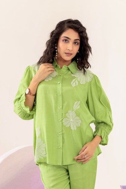 Holly pear Embroidered Co-ord Set