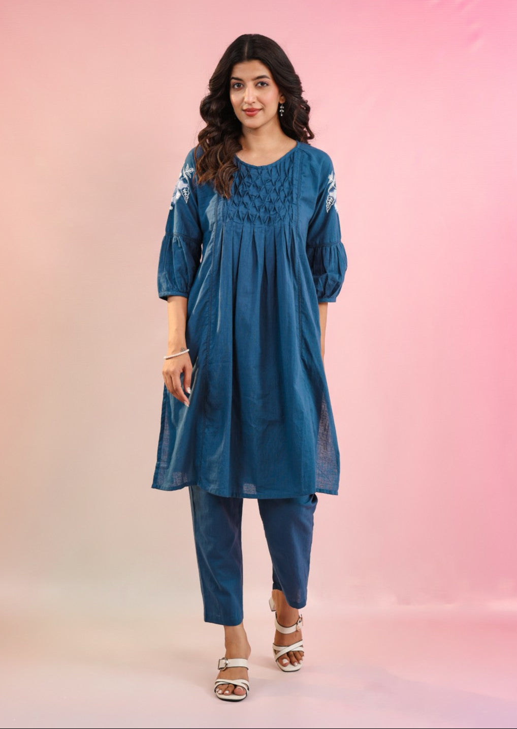Raftar Hibis cotton kurta pant set