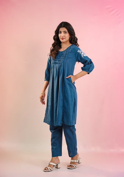 Raftar Hibis cotton kurta pant set