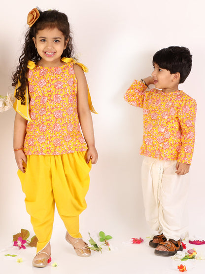 Lil Drama Boys Kurta with dhoti set