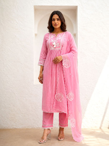 Nadira Candy Embroidered Lawn Suit Set