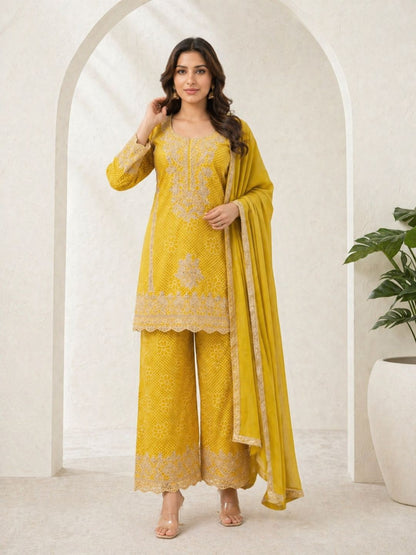 Zarkash Amber Full Work Suit Set