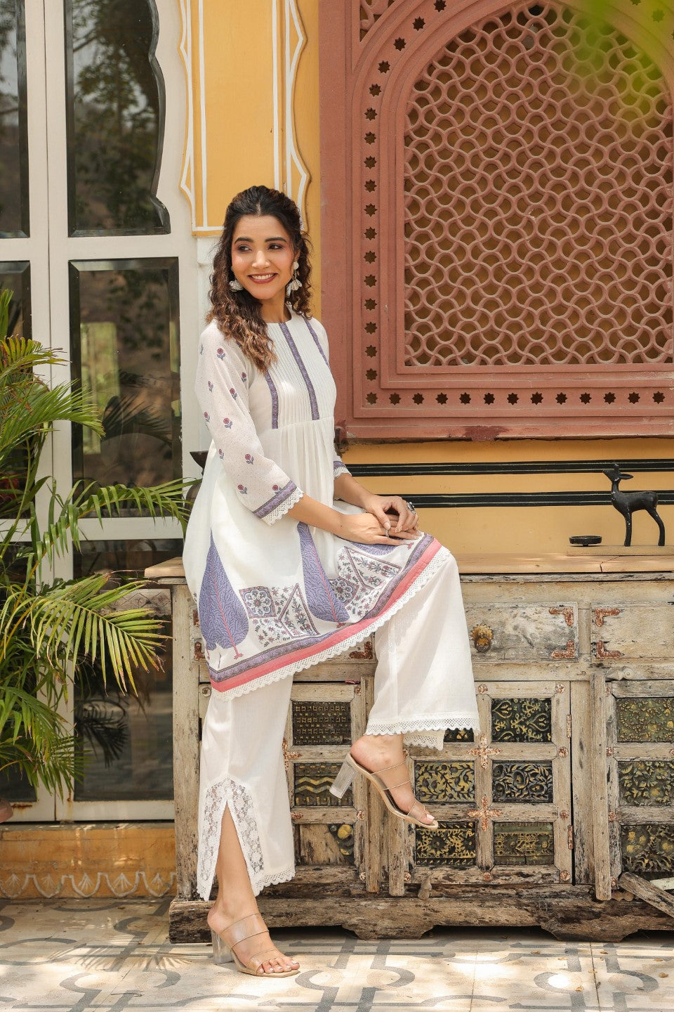 Dagdai iris cotton co-ord set