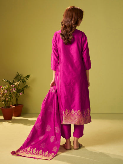 Nisha Rose Heavy Suit Set