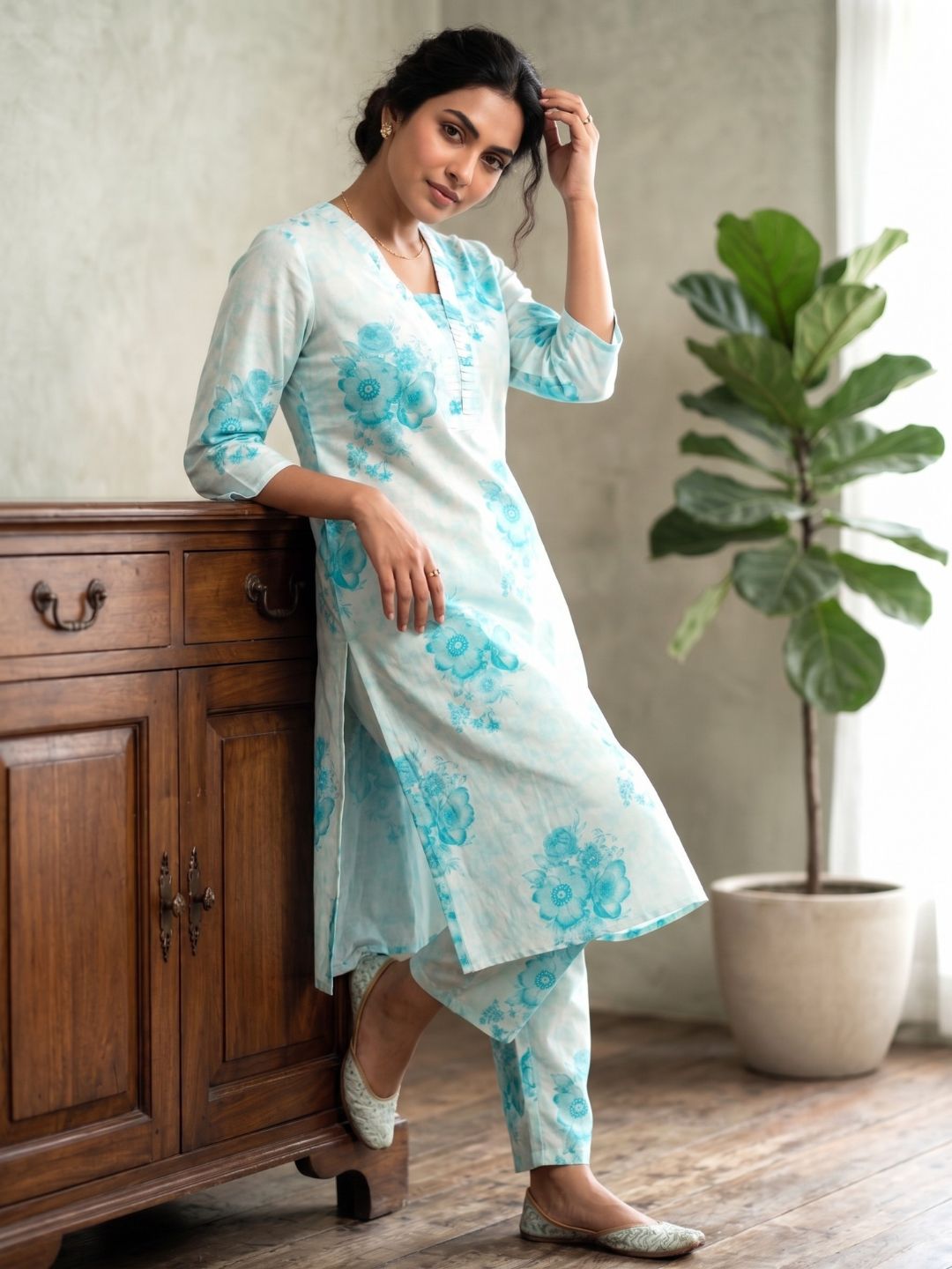 Vanya Turq Cotton Co-ord Set