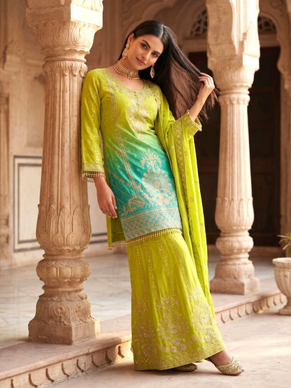 Chaitali Hariyali Full Work Suit Set